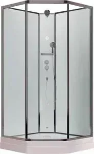 Душевая кабина TIMO Premium ILMA 90x90 стекла прозрачные, профиль хром (ILMA 709)