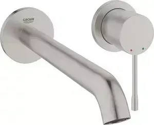 Смеситель для раковины Grohe Essence встраиваемый, на два отверстия, суперсталь (19967DC1, 23571000)
