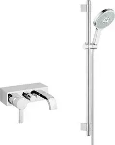 Смеситель для ванны Grohe Allure с душевым гарнитуром, хром (32826000, 27746 000)