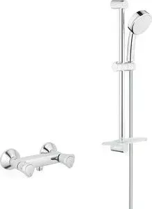Смеситель для душа Grohe Costa L с душевым гарнитуром, хром (26330001, 26083002)