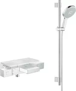 Термостат для ванны Grohe Grohtherm Cube с душевым гарнитуром, хром (34502000, 27746 000)