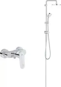Смеситель для душа Grohe Europlus 2 с душевым гарнитуром, хром (33577002, 27394002)