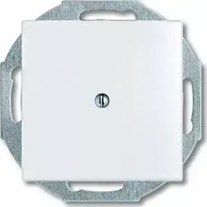 Лицевая панель ABB Basic55 вывода кабеля альпийский белый