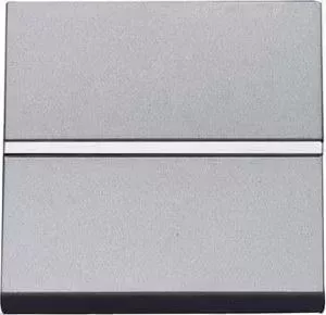 Переключатель ABB одноклавишный проходной Zenit 16A 250V серебро (2CLA221000N1301)