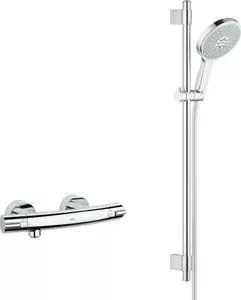 Термостат для душа Grohe Tenso с душевым гарнитуром, хром (34027000, 27746 000)