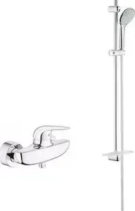 Смеситель для душа Grohe Wave с душевым гарнитуром, хром (32287001, 27267001)
