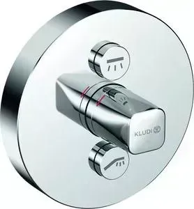 Смеситель для ванны Kludi Push встраиваемый, с механизмом (386120538, 88011)
