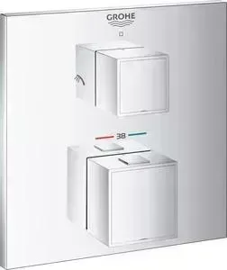 Термостат для ванны Grohe Grohtherm Cube встраиваемый, 35600000, хром (24154000, 35600000)