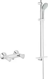Смеситель для душа Grohe Costa L с душевым гарнитуром, хром (26330001, 27267001)