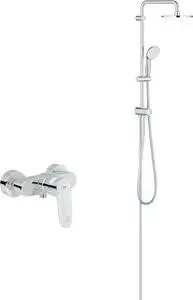 Смеситель для душа Grohe Europlus 2 с душевым гарнитуром, хром (33577002, 27389002)