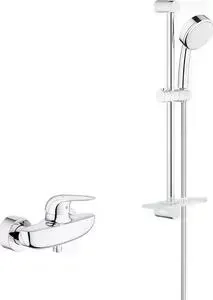 Смеситель для душа Grohe Eurostyle New с душевым гарнитуром, хром (23722003, 26083002)