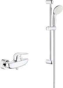 Смеситель для душа Grohe Eurostyle New с душевым гарнитуром, хром (23722003, 27853001)