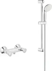 Смеситель для душа Grohe Costa S с душевым гарнитуром, хром (26317001, 27853001)