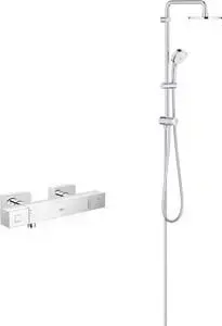 Термостат для душа Grohe Grohtherm Cube с душевым гарнитуром, хром (34488000, 27394002)