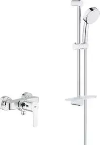 Смеситель для душа Grohe Eurostyle Cosmopolitan с душевым гарнитуром, хром (33590002, 26083002)