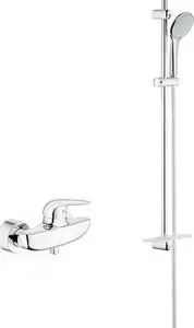Смеситель для душа Grohe Eurostyle с душевым гарнитуром, хром (33590003, 27267001)