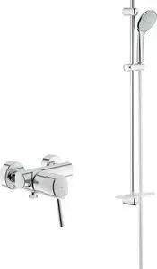 Смеситель для душа Grohe Concetto с душевым гарнитуром, хром (32210001, 27267001)