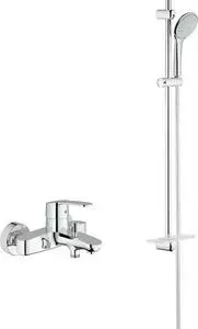 Смеситель для ванны Grohe Eurostyle Cosmopolitan с душевым гарнитуром, хром (33591002, 27267001)