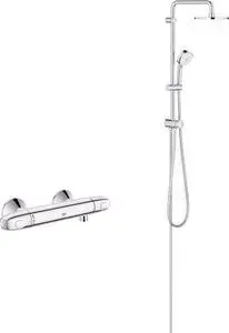 Термостат для душа Grohe Grohtherm 1000 с душевым гарнитуром, хром (34143003, 27394002)