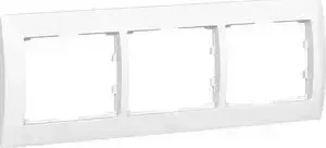 Рамка Legrand 3-постовая Galea Life белая 771003