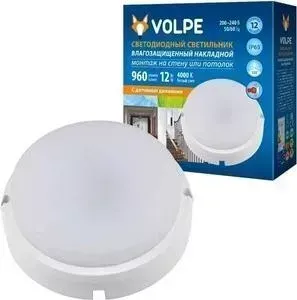 Светильник VOLPE Потолочный светодиодный (UL-00003660) ULW-Q214 12W/NW SENSOR IP65 White