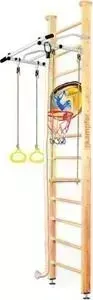 Шведская стенка Kampfer Helena Ceiling Basketball Shield №1 Натуральный Высота 3 м белый турник