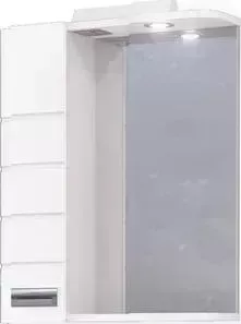 Зеркальный шкаф Raval Kub 50 с подсветкой, белый (Kub.03.50/W)