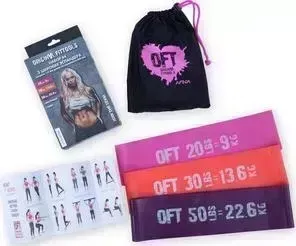 Набор эспандеров Original FitTools из 3 широких мини-эспандеров