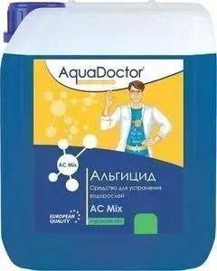 АЛЬГИЦИД AquaDoctor AQ21870 10л канистра жидкость для шоковой борьбы с водорослями бактериями грибками и спорами