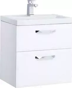 Тумба с раковиной Sanstar с Cristal 60 белая (76.1-1.5.1., 4640021060773)