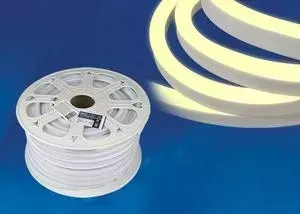 Светодиодная влагозащищенная лента UNIEL ULS-N21-2835-120LED/m-8mm-IP67-220V-8W/m-50M-WW