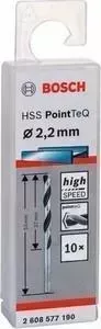 Сверло по металлу BOSCH 10шт HSS PointTeQ 2,2 мм (2.608.577.190)