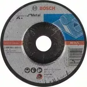 Диск зачистной BOSCH 125х22.2х6.0мм Standard for Metal (2.608.603.182)