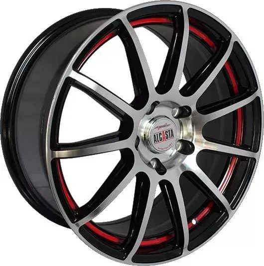 Диск автомобильный РаспродажаУценка M25 ALCASTA 8X18/5X115 ET45 D70.3 BKFRSI*(Дефект ЛКП)