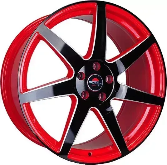 Диск автомобильный РаспродажаУценка MODEL-57 YOKATTA 8X18/5X112 ET39 D66.6 R+B+F*(Дефект ЛКП)
