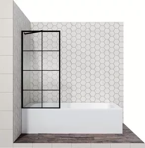 Фото №0 Шторка для ванны Ambassador ванной Bath Screens 70 прозрачная, черный (16041208))