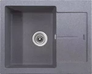 Мойка кухонная KAISER Granit KGMK-6250 Grey серая (KGMK-6250-G)
