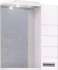 Зеркальный шкаф Raval Kub 60 с подсветкой, белый (Kub.03.60/W)