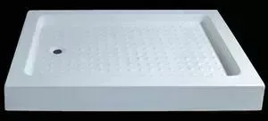 Душевой поддон Bravat Type-S1 120x80 с сифоном и ножками, белый (P1812A)