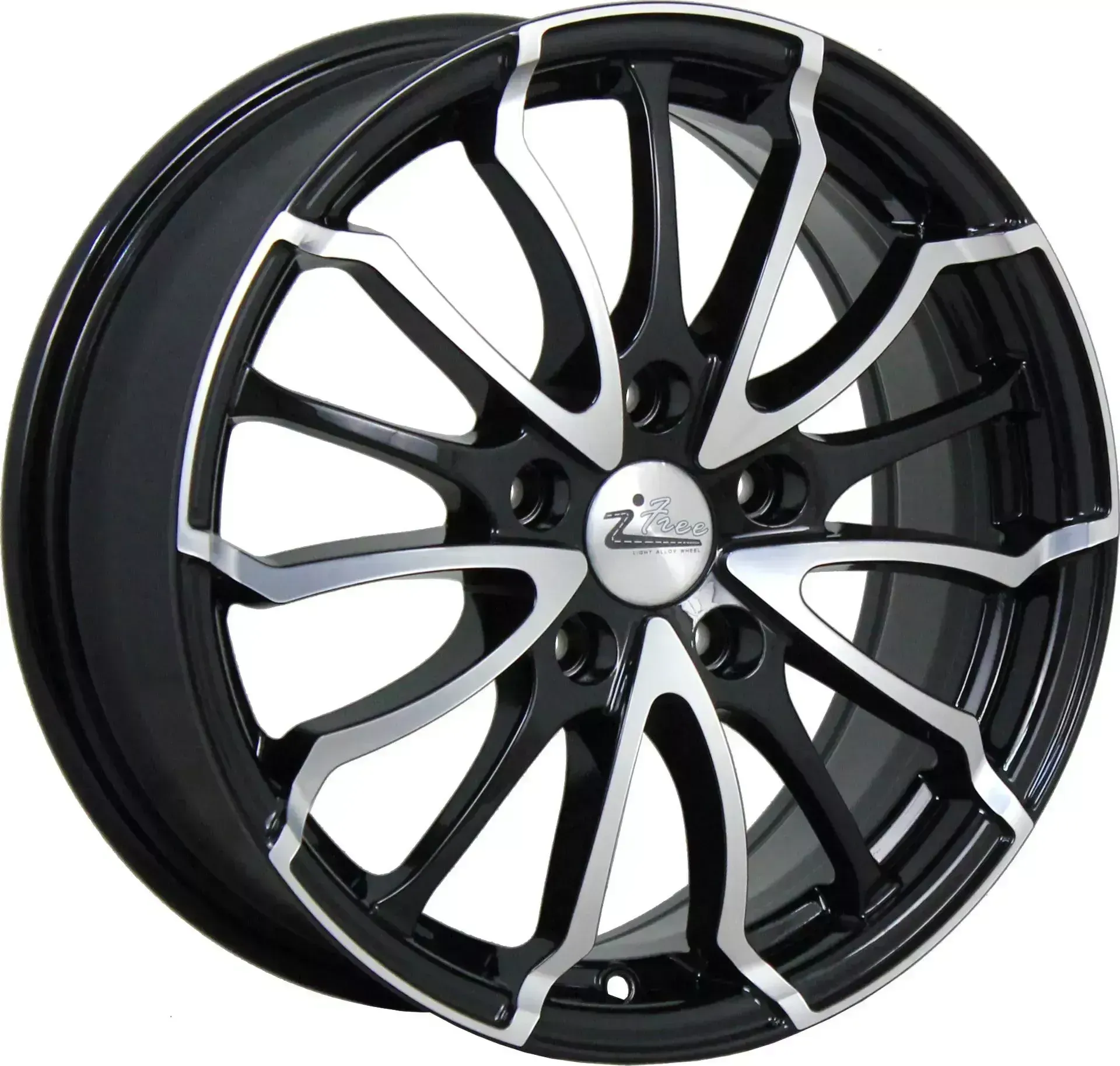 Диск автомобильный iFree Фриман 6.5X16/5X108 ET50 D63.35 Блэк-Джек