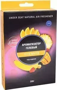 Ароматизатор KRAFT &quot;Гелевый под сиденье&quot; Тутти-фрутти (KT 833013)