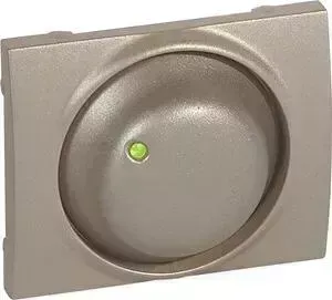 Лицевая панель Legrand Galea Life потенциометра с подсветкой титановая 771169