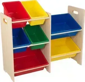 Система хранения с 7 контейнерами KidKraft Яркий, (15470_KE)