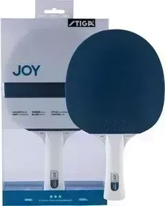 Ракетка для настольного тенниса STIGA JOY***, арт. 189901, тренир., накладка 1,9 мм, ITTF, кон. ручка, темно-синяя