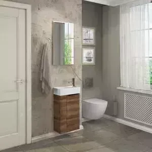 Мебель для ванной Comforty Асти 40 дуб темно-коричневый