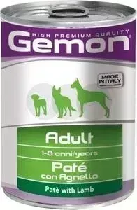 Консервы Gemon Dog Adult Pate with Lamb с ягненком паштет для собак 400г