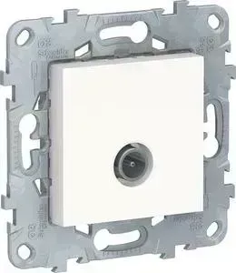Механизм Schneider Electric TV розетки UNICA NEW белый (NU546218)