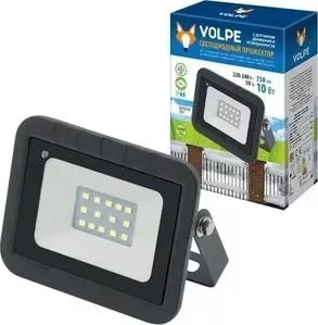 Прожектор светодиодный VOLPE (UL-00003168) 10W 6500K ULF-Q512 10W/DW Sensor IP65 220-240B Black