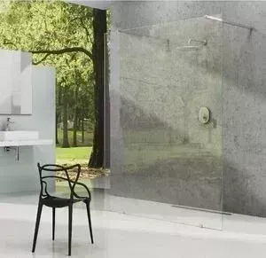 Стекло душевого уголка RAVAK Walk-In Free 120x200 прозрачное, профиль хром (GW9FG0C00Z1)