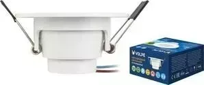 Светильник VOLPE Встраиваемый светодиодный (UL-00003242) ULM-Q261 5W/DW IP44 White